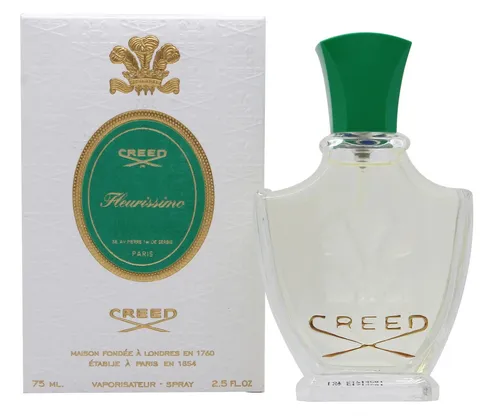 Creed Millesime Fleurissimo Eau de Parfum für Damen 75 ml - Herrendüfte mit blumigem, moschusartigem Duft, inspiriert von Grace Kellys Hochzeit. Exquisite Noten von Bergamotte, Tuberose und Iris für zeitlose Eleganz.