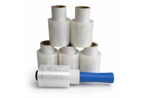 Freiziel Schutzfolie 6x Mini Stretchfolie 10 cm Rollen 23 my + Abroller