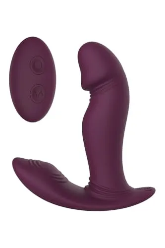 Dream Toys Essentials G-Spot Hitter With Remote Control Vibrator Purple 12,3 cm