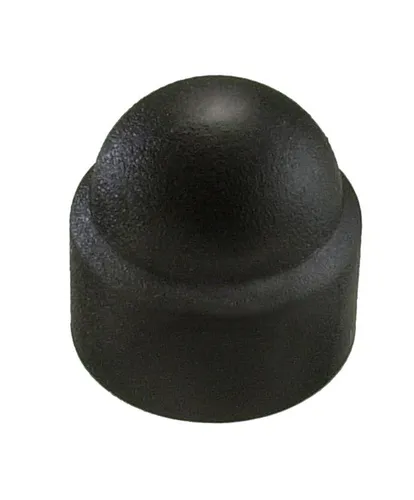 Connex Abdeckkappen M10 für Sechskantschrauben rund schwarz - 6 Stk.