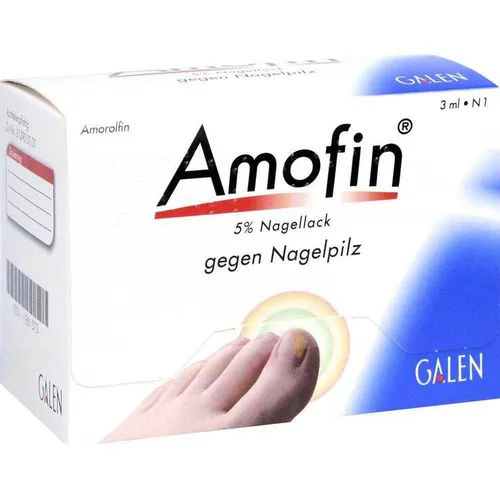 Amofin 5% Nagellack 3 ML - Effektiver Nagellack zur gezielten Anwendung bei Nagelproblemen, einfach in der Anwendung und unterstützt die Pflege Ihrer Nägel.