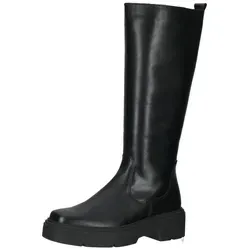 Bullboxer Stiefel aus Leder - Schwarz - 41 - Bequemer und schlichter Lederstiefel von Bullboxer mit herausnehmbarer Decksohle und Reißverschluss. Ideal für lange Tage, bietet er optimalen Komfort und stilvolles Design.