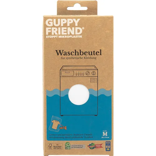 Guppyfriend Waschbeutel ONE SIZE - Effektiver Wäschebeutel zur Reduzierung von Mikroplastik im Waschwasser, ideal für umweltbewusste Haushalte.