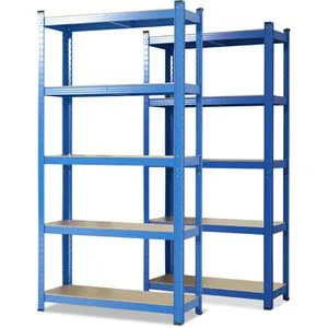 Karatcommercial Schwerlastregal Lakota - Traglast bis 1250 kg - Werkstatteinrichtungen: Robustes 2er Set mit bis zu 1250 kg Traglast, individuell einsetzbar für optimale Lagerung in Werkstatt und Garage.