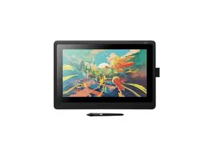 WACOM DTK168K0B - Grafiktablett Cintiq 16 - Grafiktablett für Kreative mit 2,5K-Display und ergonomischem Design. Ideal für begrenzte Arbeitsplätze - leicht, schlank und mit Wacom Pro Pen 3 für präzises Zeichnen.