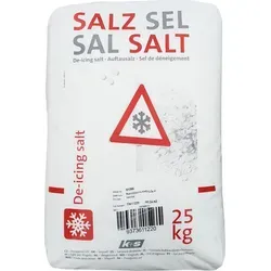 Streusalz 25kg - Auftausalz ESCO für Streumaschinen - Rieselfähiges Streusalz, ideal für den Einsatz in Streumaschinen, sorgt für sichere Wege und Straßen im Winter.