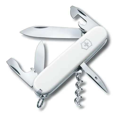 Victorinox Schweizer Taschenmesser, Spartan, Multitool, Swiss Army Knife mit 12 Funktionen, Klinge, Korkenzieher, Dosenöffner