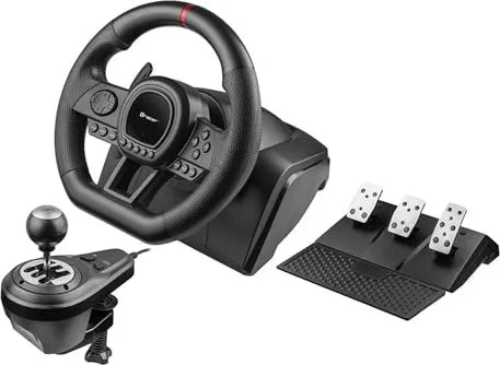 Tracer SimRacer Manual Gearbox 6in1 - Für PS4, PC, PS3, Xbox One X und S, vielseitig einsetzbar für ein realistisches Rennspiel-Erlebnis