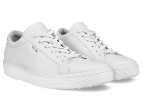 ECCO Sneaker Soft 60 - Premium-Leder in Weiß für Herren, Größe 47 - Sneaker aus hochwertigem ECCO Premium-Leder, ideal für den Alltag. Genießen Sie kissenweichen Tragekomfort und perfekten Sitz dank textilschnürsenkeln.