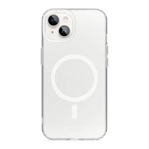 VONMÄHLEN Transparent Case – Hülle mit Anti-Gilb-Schutz, kompatibel mit MagSafe, Kamera- und Displayschutz, geeignet für iPhone 14