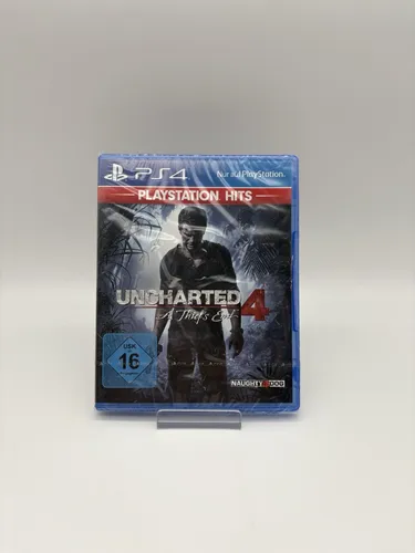 Uncharted 4 - A Thief's End - PlayStation 4 Spiel mit fesselnder Story und atemberaubender Grafik, ideal für Action-Adventure-Fans.