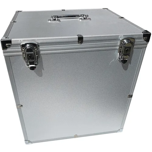 ECI Koffer Silber 31x35x37cm – Praktische Lager-Box für DIN A4 Unterlagen - Dieser robuste Koffer bietet Platz für DIN A4 Ordner und Dokumente. Mit entnehmbarem Deckel, praktischem Griff und abschließbar – ideal für den sicheren Transport und die Aufbewahrung.