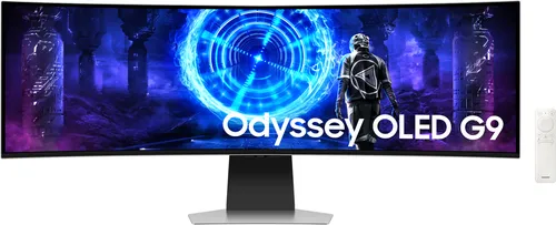 Samsung Odyssey OLED G9 G95SD - 49" Ultra-Wide Gaming Monitor - Monitore mit beeindruckender 5120 x 1440 Pixel Auflösung und lebendigen OLED-Farben für ein immersives Gaming-Erlebnis.