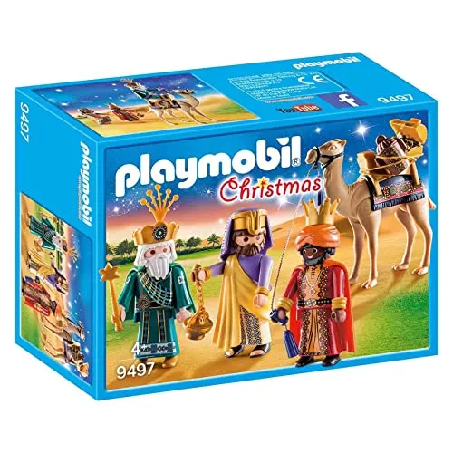 PLAYMOBIL 9497 Heilige Drei Könige - 58-teiliges Set mit prachtvollen Figuren, ideal für kreative Rollenspiele ab 4 Jahren