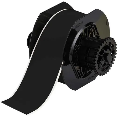 Brady B30C-2250-595-BK, Hochleistungsvinyl Klebeband, Schwarz, glänzend - Hochleistungsvinyl-Klebeband von Brady, ideal für Etikettierungen. Mit dauerhafter Haftung und einer Breite von 57.15 mm bietet es vielseitige Einsatzmöglichkeiten.