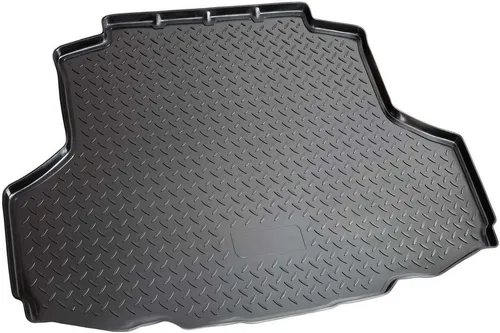RECAMBO Kofferraumwanne für Mitsubishi Lancer VII Limo, 2003-2008, für Mitsubishi Lancer VII, 100% passgenaue Antirutschmatte, Kofferraum Schutzmatte, Gummimatte