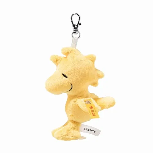 Steiff Anhänger Woodstock 11 gelb - Kuscheltiere, hochwertiger Steiff Anhänger aus Plüsch, ideal als Geschenk oder zum Sammeln für große und kleine Fans.