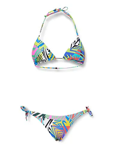 Arena Damen Triangel Bikini Allover, ash Grey Multi, 36
