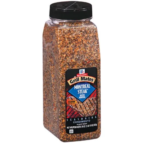 Montreal Steak Gewürz 822g - Salz für Fleischgerichte, ideal für saftige Steaks und Grillgerichte mit authentischem Geschmack aus den USA.