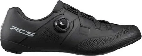 Shimano Rennrad-Fahrradschuhe RC503, schwarz - Fahrradschuhe mit BOA® Fit System für optimale Passform und carbonfaserverstärkter Zwischensohle für exzellente Kraftübertragung. Ideal für Rennradfahrer, die Komfort und Leistung suchen.