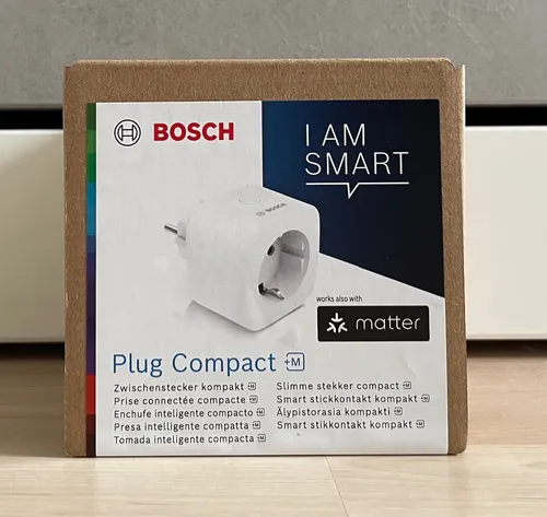Bosch Smart Home Zwischenstecker Kompakt [+M] - Steckdosen & Zubehör, kompakte Bauweise für platzsparende Nutzung und einfache Integration in Ihr Smart Home System.