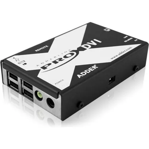 AdderLink X Series X-DVI PRO KVM-Extender - USB bis zu 50 m - Audio/Video KVM-Extender für USB-Anschlüsse, ermöglicht eine verlustfreie Übertragung von DVI-Signalen bis zu 50 m für optimale Flexibilität in Ihrer Arbeitsumgebung.