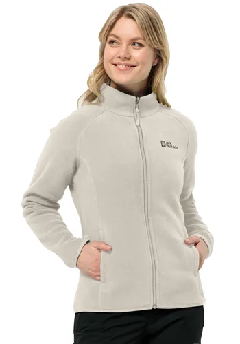 Jack Wolfskin Damen Moonrise Fleecejacke, Seal, XS EU - Outdoor Freizeitjacke aus robustem, warmem Fleece mit recycelten Materialien und 3-in-1 Systemreißverschluss, bluesign-zertifiziert für nachhaltigen Komfort.