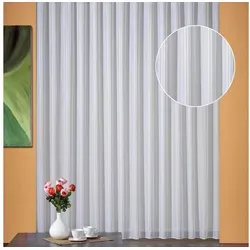 Weckbrodt Halbtransparenter Sablé – Weiß, 145 cm hoch - Gardinen & Vorhänge – Halbtransparente Sablé aus hochwertigem Synthetik, ideal für eine stilvolle Raumgestaltung. Jetzt 10€ Willkommens-Gutschein bei Newsletter-Anmeldung sichern!