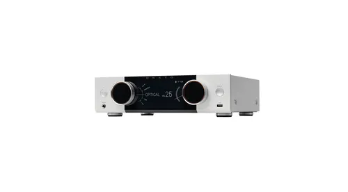 Onkyo Muse Y-40 Streaming-Vollverstärker (silber) - Leistungsstarker Streaming-Vollverstärker mit präzisem Klang. Der Y-40 bietet 150 W Leistung (4 Ohm) und überzeugt durch seine hochwertige Verarbeitung für den audiophilen Genuss.
