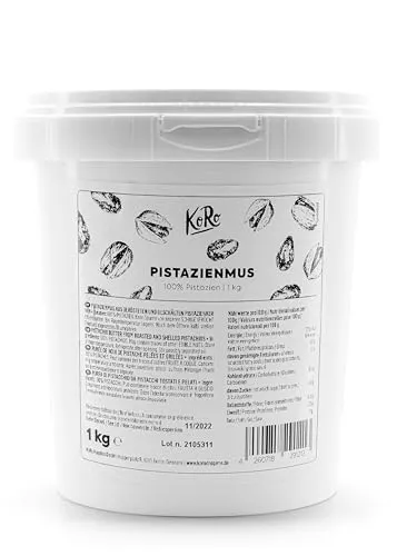 KoRo - Pistazienmus 1 kg - 100% geschälte und geröstete Pistazien - Alternative zu herkömmlichen Aufstrichen - Vegan