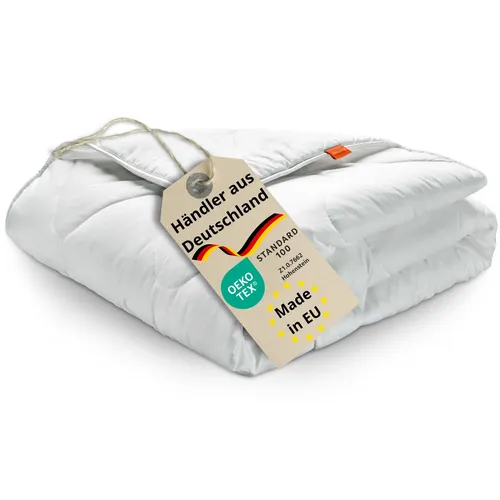 Sleepling Ultra Warme Winterdecke 155 x 220 cm - Diese extra warme Winterdecke mit 2.130 g Füllung bietet höchsten Komfort für kalte Nächte. Der weiche Mikrofaserbezug sorgt für ein angenehmes Gefühl, ideal für empfindliche Schläfer. Waschbar bis 60 Grad für einfache Pflege.