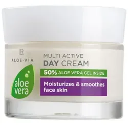 LR Aloe Vera Multi-Aktive Tagescreme - Tagespflege mit 50 % Aloe Vera-Gel, spendet intensive Feuchtigkeit und schützt vor Umwelteinflüssen. Für frische, strahlende Haut und ideale Make-up-Unterlage.