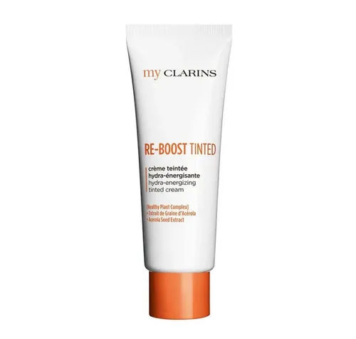 CLARINS myCLARINS RE-BOOST TINTED Crème Teintée Hydra-Énergiesante 50 ml - Sonstige Gesichtspflegeartikel, vegan und mit dem einzigartigen HEALTHY PLANT COMPLEX für frische, strahlende Haut und intensive Feuchtigkeit.