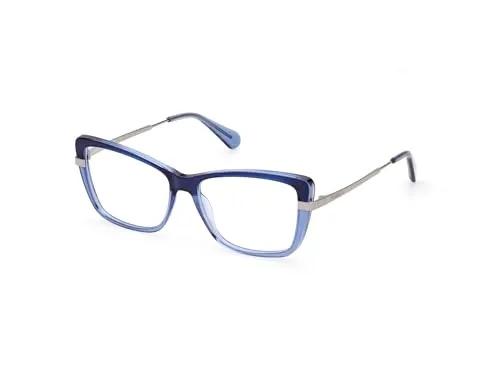 MAX&Co. Brillengestell (Model MO5113) für Damen, Katzenauge, gefertigt aus Kunststoff (inklusive Brillentasche)