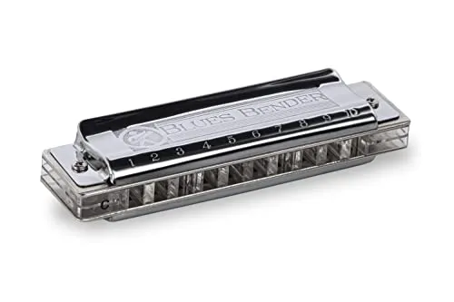 Hohner Blues Bender Mundharmonika, G-Taste, Edelstahl (M586BX-G)