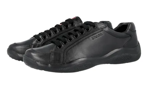 LUXUS PRADA AMERICAS CUP SNEAKER SCHUHE 4E2649 SCHWARZ NEU 8,5 42,5 43