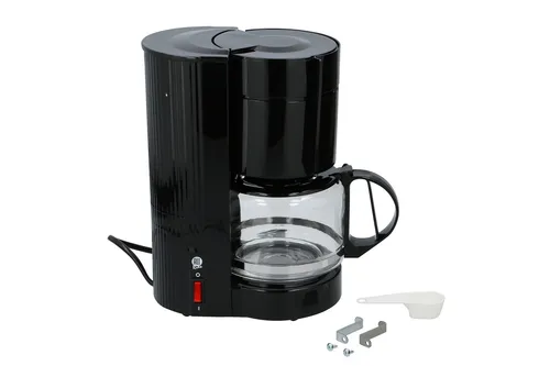 All Ride Kaffeemaschine 24V für 10-12 Tassen - Kaffeepad- & Kapselmaschinen, ideal für LKW-Reisen, ermöglicht frisch gebrühten Filterkaffee unterwegs für 10-12 Tassen.