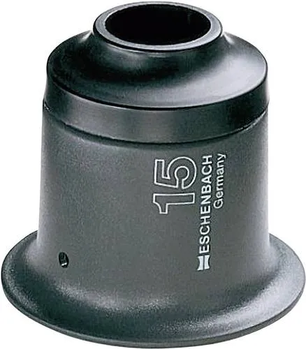 Eschenbach Lupe 1130 - 15x Vergrößerung - Werkzeuge & Reparatursets, DUPLEX-beschichtete PXM-Leichtlinse für randscharfe Abbildungen und ein Lüftloch gegen Beschlagen.