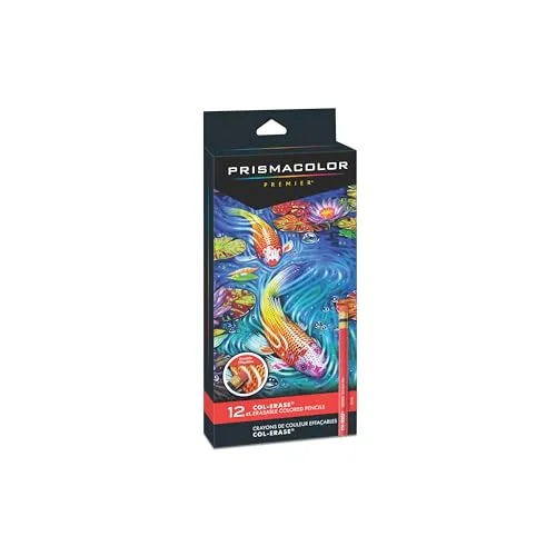 Sanford Col-Erase Erasable Colored Pencils 12/Pkg-Assorted