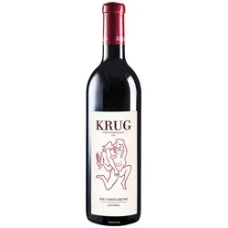 12er Set Weingut Krug Die Versuchung rot 2022 - Versandkostenfrei! - Rotweine - Erleben Sie die Eleganz und Fülle des Weingut Krug mit vollreifen Trauben und verführerischen Aromen von dunklen Beeren und Schokolade.
