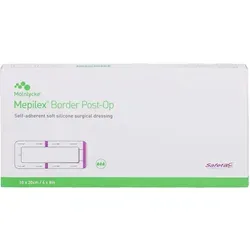 Mepilex Border Post-OP Verband haftend 10x20 cm 5 St