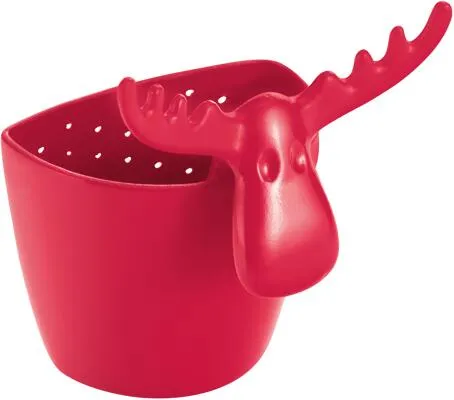 Koziol Rudolf Teesieb, raspberry red