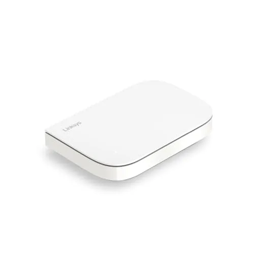 Linksys Velop Micro 6 Dual-Band Mesh WiFi 6-Router – Wireless Router mit bis zu 3 Gbit/s für 186 m² und 150+ Geräte – ersetzt Internet-Router & Extender, 1er-Pack