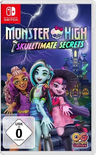 Monster High Skulltimate Secrets - Switch [EU Version] - Spiele für Nintendo Switch, entdecke die schaurigen Geheimnisse der Monster High und erstelle deinen eigenen Monstercharakter mit einzigartigen Fähigkeiten und Looks!