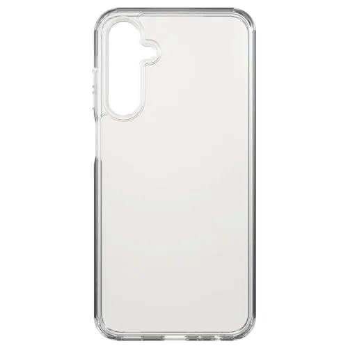 Black Rock Handyhülle für Samsung Galaxy A25 5G (Wireless Charging kompatibel, slim, TPU Rahmen, hochwertiges Cover, Hülle für Samsung Galaxy, Case, Anti Gelbstich) transparent