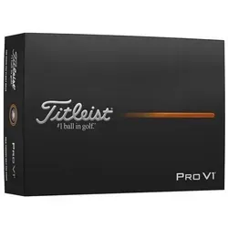Titleist Pro V1 Golfbälle 2025 (12 Stück) - Hochwertige Golfbälle für Profis, bieten optimale Leistung und Kontrolle auf dem Platz.