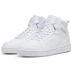 PUMA Unisex Rebound V6 Turnschuhe - Herren-Sneaker mit stylishem Design, optimaler Dämpfung und rutschfester Gummisohle für höchsten Tragekomfort.