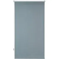 Relaxdays Verdunkelungsrollo Aluminium Stoff Grau Blickdicht Thermo 60 cm x 160 cm