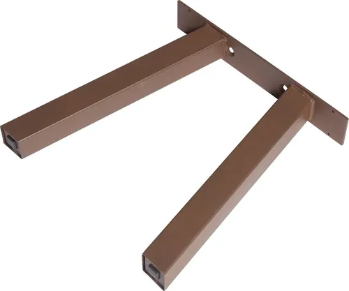 Dieda Bankgestell A-Form in Rostoptik - Tischbeine in rustikalem Design, stabil und ideal für kreative Möbelgestaltungen.
