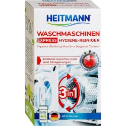 Heitmann Waschmaschinenreiniger 2942, 3in1 Express, Hygienereiniger, Pulver, 250g